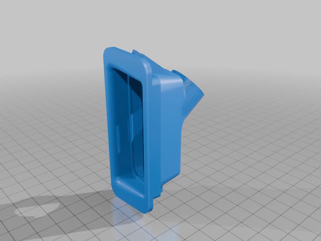 Nissan rear license plate light 3D model thumbnail