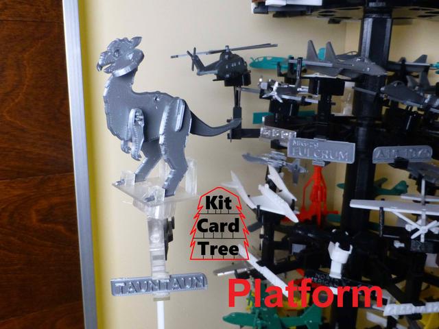 Kit Card Tree platform for Tauntaun by Nakozen 3D model thumbnail