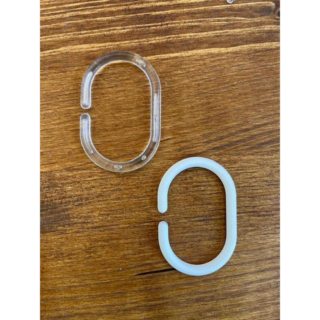 Curtain shower hanger 3D model thumbnail