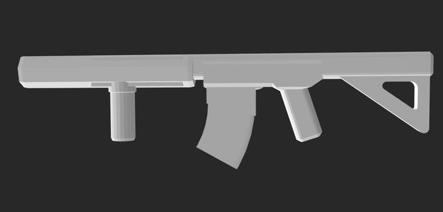 M4-Tactical Accessory for Lucky 13 3D model thumbnail
