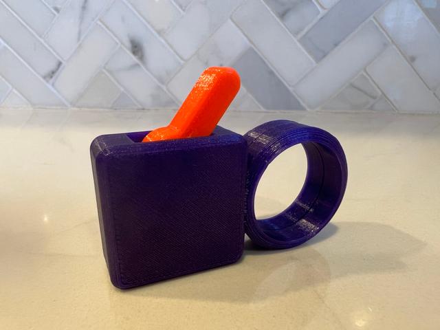 Loopy Fidget Toggle Switch 3D model thumbnail