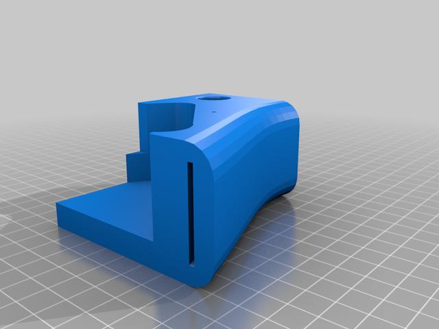 The Printcaster: Honeycomb Stratocaster with extra support for fixed bridge 3D model thumbnail