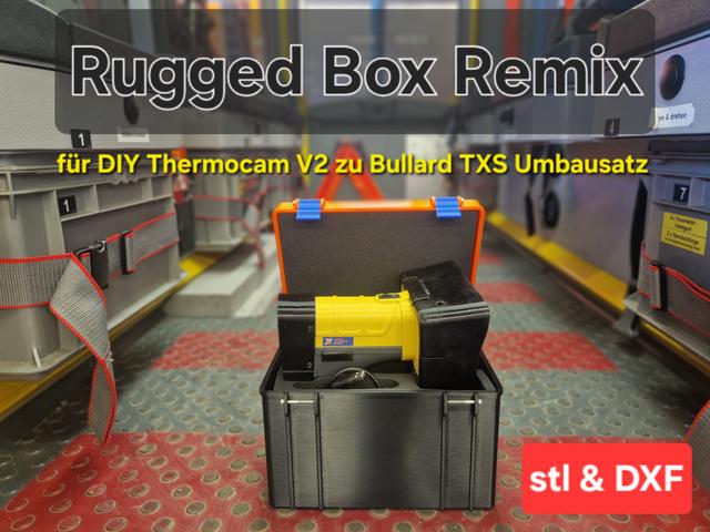 Rugged Box REMIX für DIY Thermocam V2 zu TXS Wärmebildkamara 3D model thumbnail
