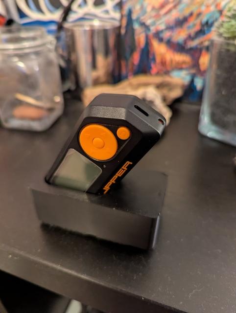 Gridfinity Flipper Zero Compact 1x2 Holder 3D model thumbnail