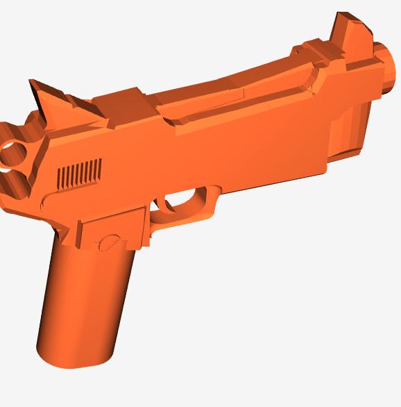 Dummy 13 Fortnite Pistol 3D model thumbnail