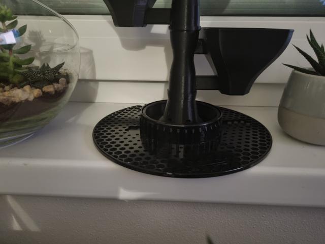 Higher Prusa mount (for HIGH GARDENS - Stackable Plant Vases) 3D model thumbnail