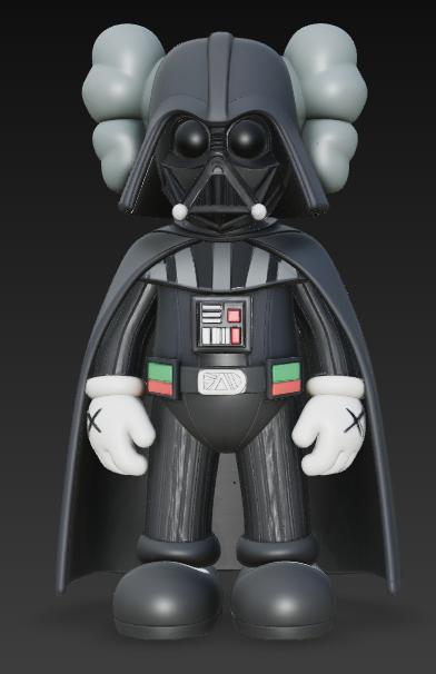KAWS Star Wars 3D model thumbnail