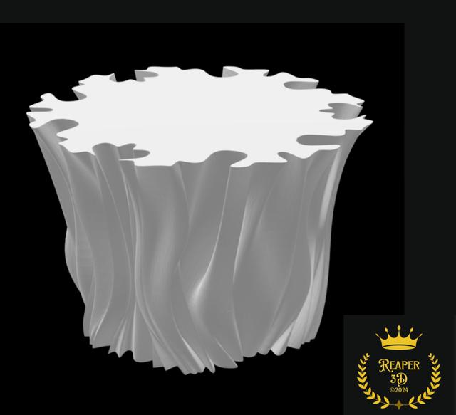 Updated Fluid Vase 3D model thumbnail
