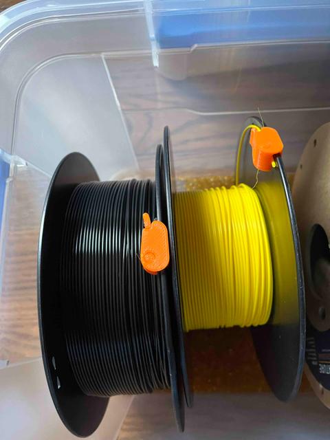 Filament spool clamp 3D model thumbnail