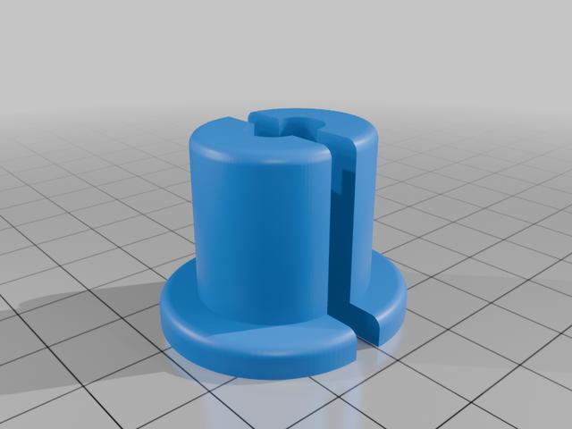 Simple cable wall plug for starlink 3D model thumbnail