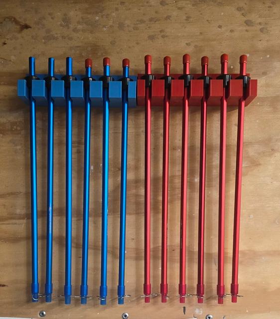 Primer Tube Holder for Double Alpha primer tubes. 3D model thumbnail