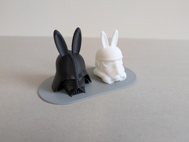 BASEPLATE for Darth Vader & StormTrooper Star Wars - Easter Decor | REMIX 3D model thumbnail