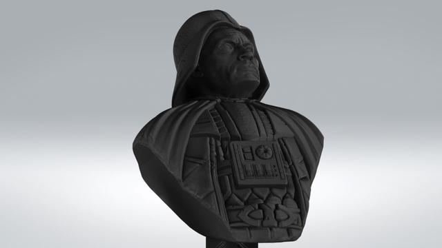 Dwayne The Rock Vader 3D model thumbnail