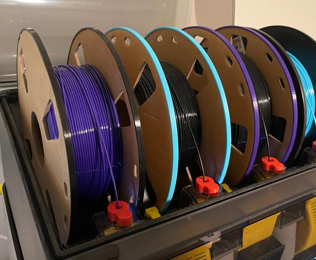 Cardboard Spool Rim Only - Remix for California Filament PETG 3D model thumbnail