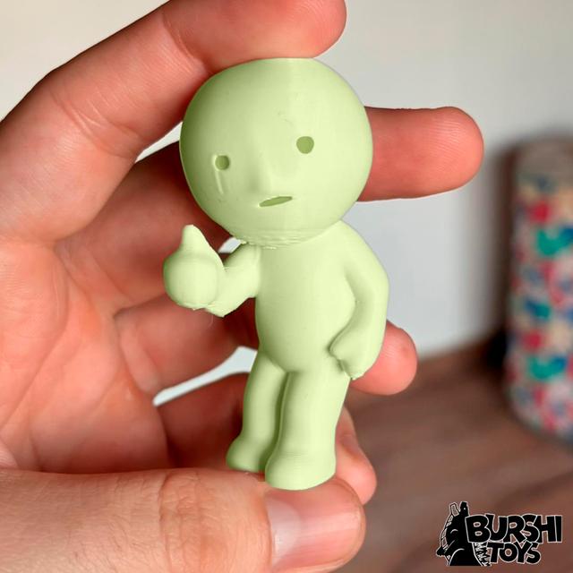 Smiski Approving (Work series) 3D model thumbnail