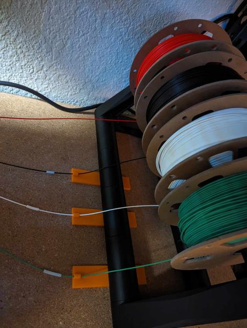 Simple filament guide for - Modular Spool Holder 3D model thumbnail