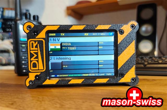 DMR Dual Hotspot MMDVM with 18650 Battery 3D model thumbnail