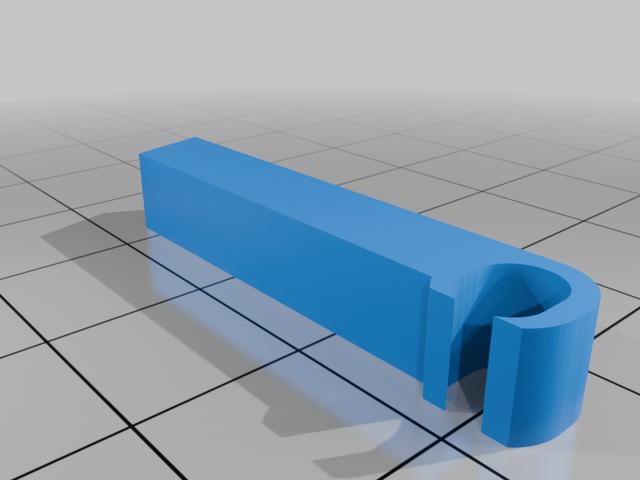 Logitech MK710 keyboard foot 3D model thumbnail