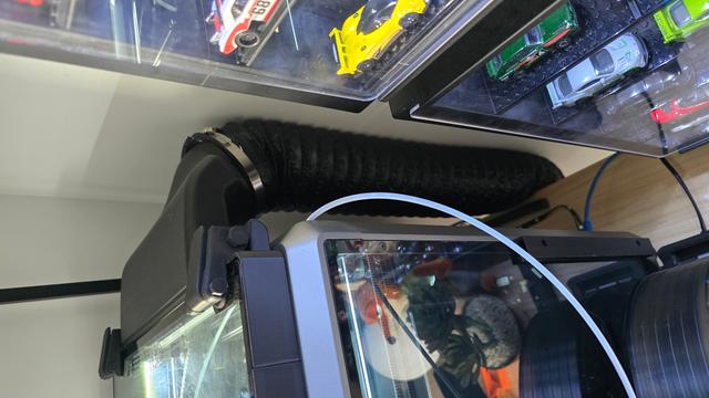 Ultimate Exhaust system for K1 Max for NorcoT lid riser by TonyF 3D model thumbnail