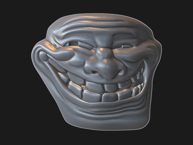 Trollface head for DUMMY 13 1.0 3D model thumbnail