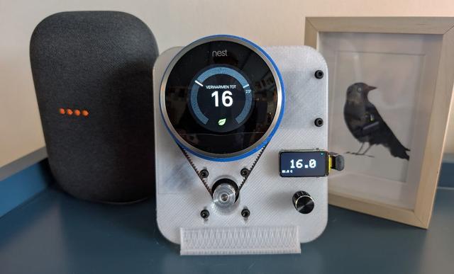 NastyThermostat — 3D printed parts for Nest Gen2 stepper controller 3D model thumbnail