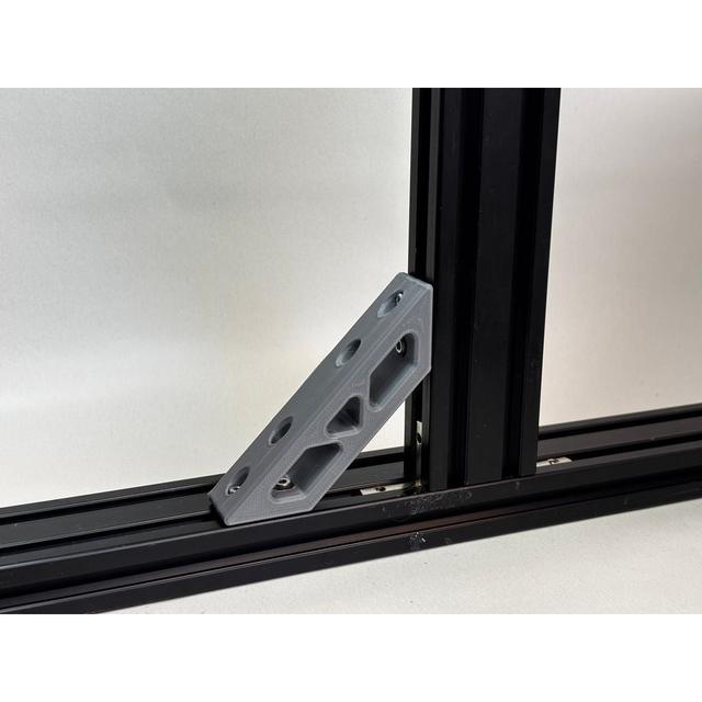 Compact 2020 Corner Reinforcement Bracket 3D model thumbnail