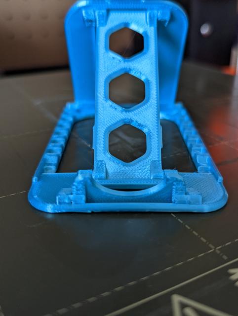 Print In Place Phone Stand Med 3D model thumbnail