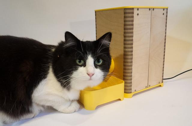 Cat Feeder 3D model thumbnail