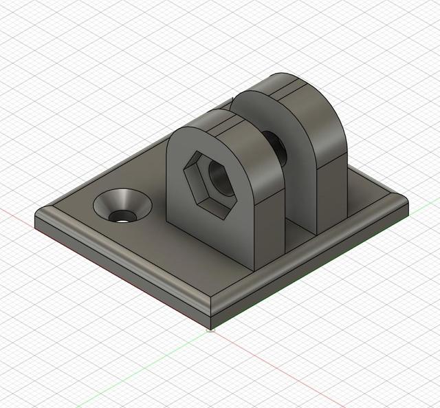 Camholder Platsa 3D model thumbnail