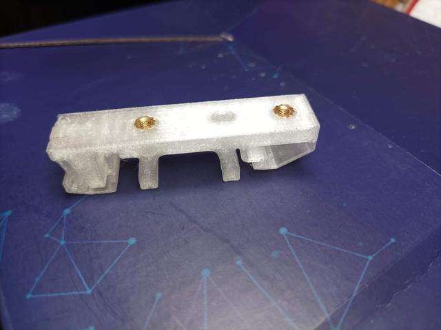Din rail clip 3D model thumbnail