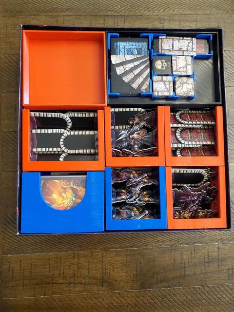 HeroQuest First Light Game Box Organizer 3D model thumbnail
