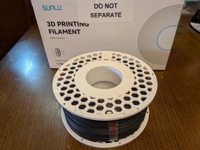 Mini (500g) Bambu Lab Reusable Spool Holder - for refill filament bundles 3D model thumbnail
