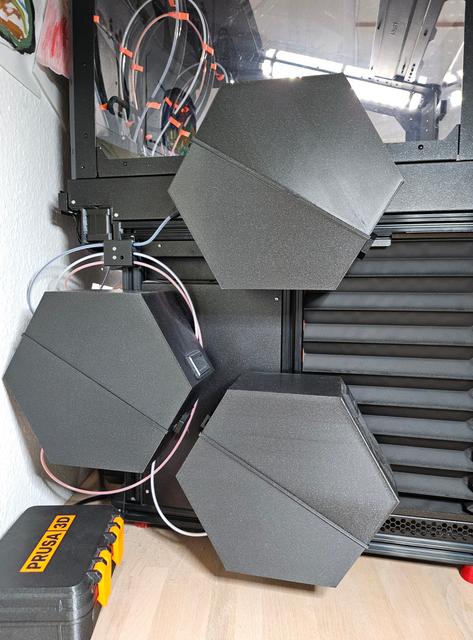 Spool holder and drybox modification for the Prusa XL 3D model thumbnail