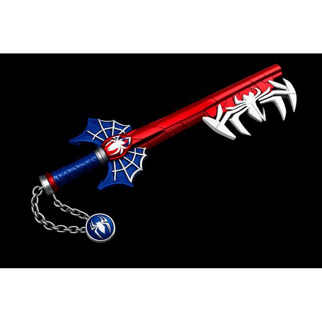 SpiderMan Keyblade 3D model thumbnail