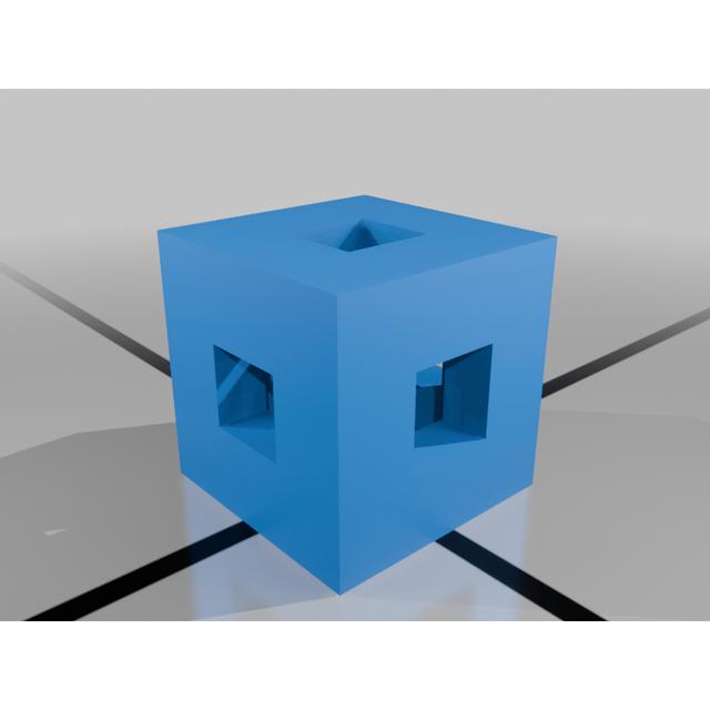 ball in box 3D model thumbnail