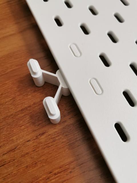 Ikea Skådis Mounting Support 3D model thumbnail