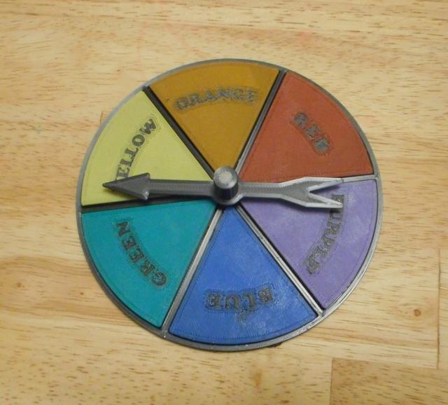 Board Game Spinner 3D model thumbnail