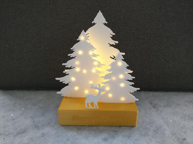 Christmas Decoration Base Remix 3D model thumbnail