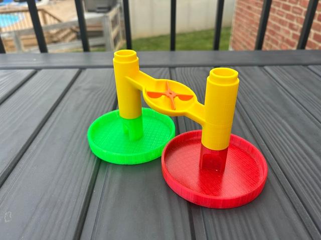 Marble Run - Spinner (Joyin Compatible) 3D model thumbnail