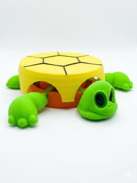 Turtle Coaster with moving limbs 3D model thumbnail