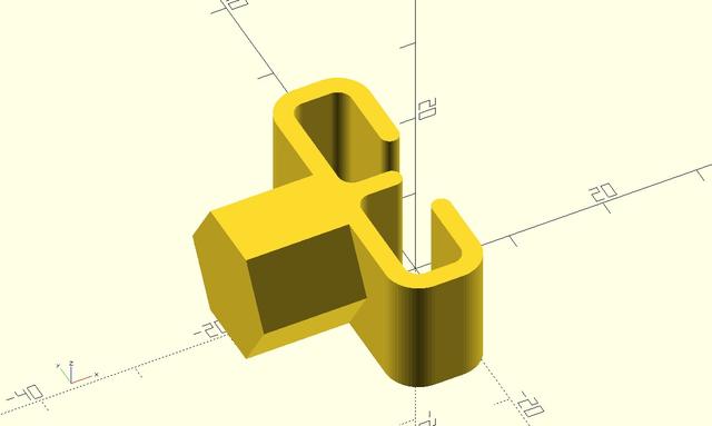 Parametric Cable Organiser - HSW insert remix 3D model thumbnail