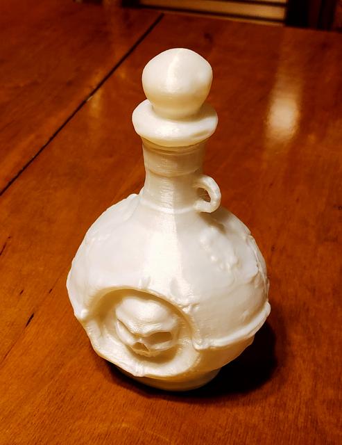 Poison Bottle 3D model thumbnail