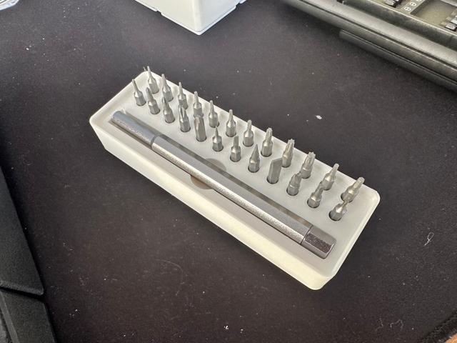 Precision screwdriver holder Gridfinity 3D model thumbnail