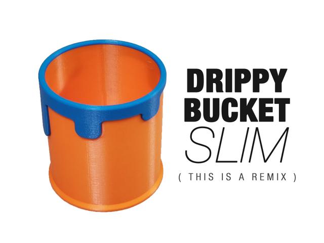 Drippy Bucket - SLIM 3D model thumbnail
