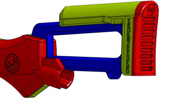 DMF HEADSMAN STOCK 3D model thumbnail