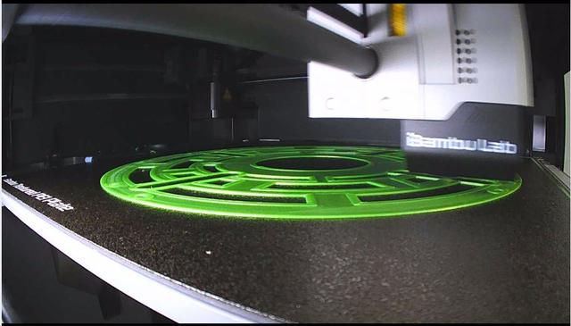 Lighter Bambu reusable Spool 3D model thumbnail