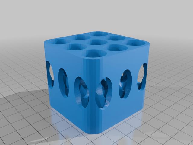 vial holder for sodium citrate 3D model thumbnail