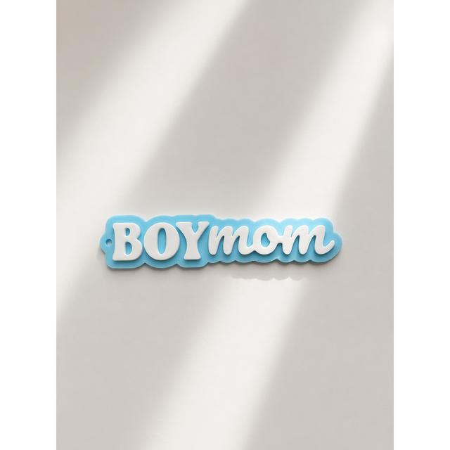 BOYmom Keychain - Mother's Day gift 3D model thumbnail