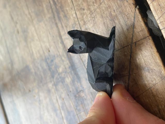 Low Poly Cat - No supports! 3D model thumbnail