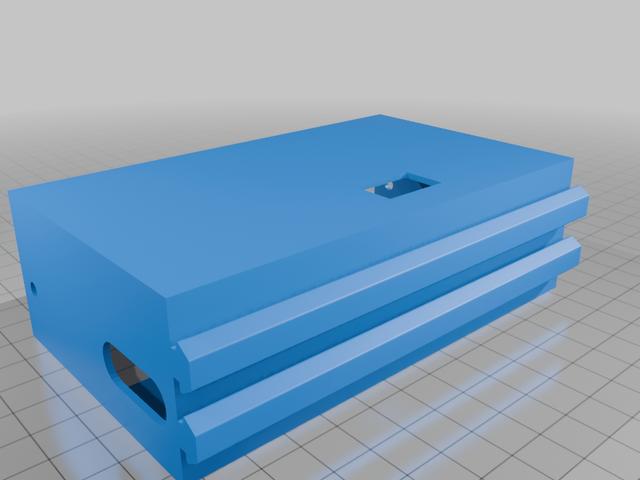 Ender 3 Pro bottom PSU mount 3D model thumbnail
